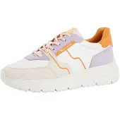 Tamaris Baskets basses beige clair / violet clair / orange / blanc
