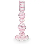 Pip studio Chandelier Pip Studio Glass Swirl Medium Pink 22cm