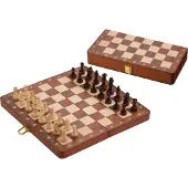 Philos Jeu d'échecs de voyage deluxe magnétique 26.5x13.5