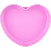 Chicco Assiette Coeur en Silicone pour Filles