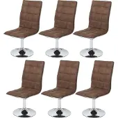 Mendler Chaise de salle à manger -C41 (lot de 6)
