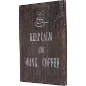 MCW Panneau mural Keep Calm look shabby