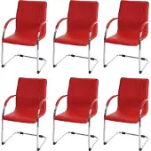 Mendler Chaise de salle à manger Perm (lot de 6)