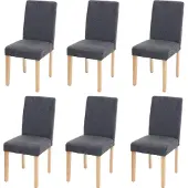 Mendler Chaise de salle à manger Littau (lot de 6)