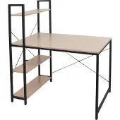 Mendler Bureau avec étagère -K81