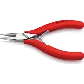 Knipex pince de préhension électronique DIN ISO9655 L115mm plat-rond poli recouvert de plastique - 35 21 115