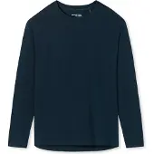 Schiesser Chemise de nuit bleu foncé