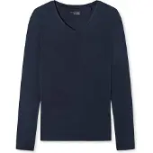 Schiesser Chemise de nuit ' Mix+Relax ' bleu