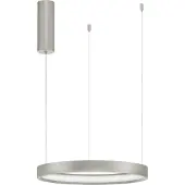 Lyora Suspension ronde Perrine gris argenté Ø 40cm