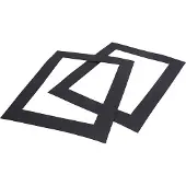 Creativ Company Passepartouts Zwart A4, 100st.
