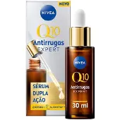 Nivea Q10 Anti-Wrinkle Serum Expert Double Action 30ml Gesichtsserum mit Anti-Aging Technologie Sugar D