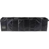 Victoria Sport BLACK+DECKER Boîte de rangement pour le coffre - 110 x 30 x 30 cm - 5 compartiments - Pliable - avec poignées - Noir