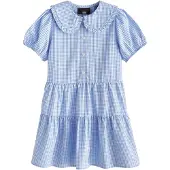Next Robe bleu / blanc