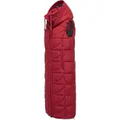 NAVAHOO Gilet 'Brezelchen' lie de vin