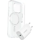 Otterbox KIT Apple iPhone 16 Pro Symmetry Clair MagSafe Premium Glass EU USB-C Wall