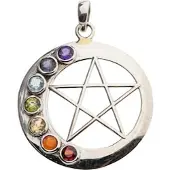 BERK Anhänger „Pentagramm Chakrakreis“