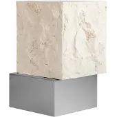 101 Copenhagen Table Basse Temple Chrome | Limestone | Tall