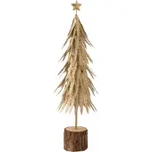 Hortus Sapin de noel metal paillettes or small