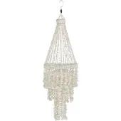 J-Line Suspension palais coquillage blanc