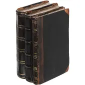 J-Line Livres resine noir/marron small