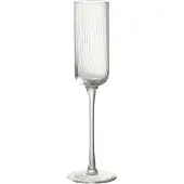 Jline Verre a champagne louise verre transparent