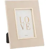 J-Line Cadre photo dita velours beige small