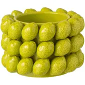 J-Line Cachepot citron vert ceramique vert small