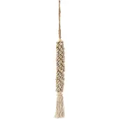 J-Line Suspension coquillages naturel corde coton naturel