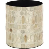 J-Line Pot de fleurs perle beige