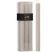J-Line Boite 6 bougies gris clair -9h