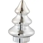 J-Line Sapin de noel decoratif verre argent small