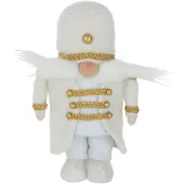 J-Line Soldat polyester blanc/or small