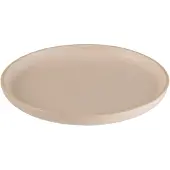 J-Line Assiette marie ceramique creme small
