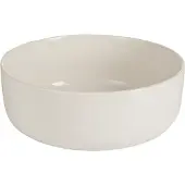 J-Line Bol rebord porcelaine blanc large