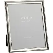 J-Line Cadre photo classique 20x25 metal argent large