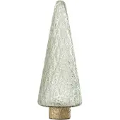 J-Line Sapin de noel pied or verre trans small