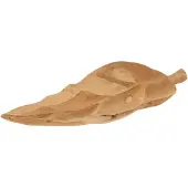 J-Line Plat feuille tek naturel medium