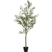 J-Line Olivier pot artificiel vert large