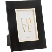 J-Line Cadre photo dita velours noir small
