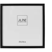 J-Line Photo frame basic wood black large
