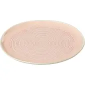 J-Line Assiette lara porcelaine saumon small