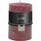 J-Line Bougie cylindre cerise m 39h