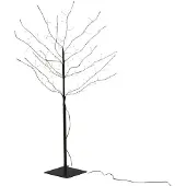 J-Line Arbre nu + led metal noir medium