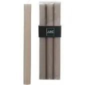 J-Line Bte 6 bougies taupe fonce -9h