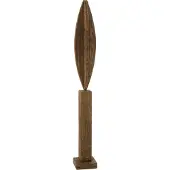 J-Line Deco sur pied luke bois de pin brun large