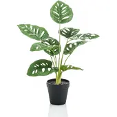 Emerald Buisson Monstera artificiel Monkey 43 cm en pot