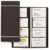 Durable Livre de cartes de visite Visifix pour 96 cartes de visite, anthracite (1x)