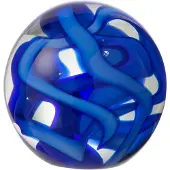 J-Line Presse-papier guirlande en verre bleu small