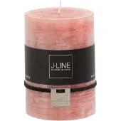 J-Line Bougie cylindrique terracotta m 39h