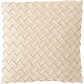 Jline Coussin tisse polyester beige